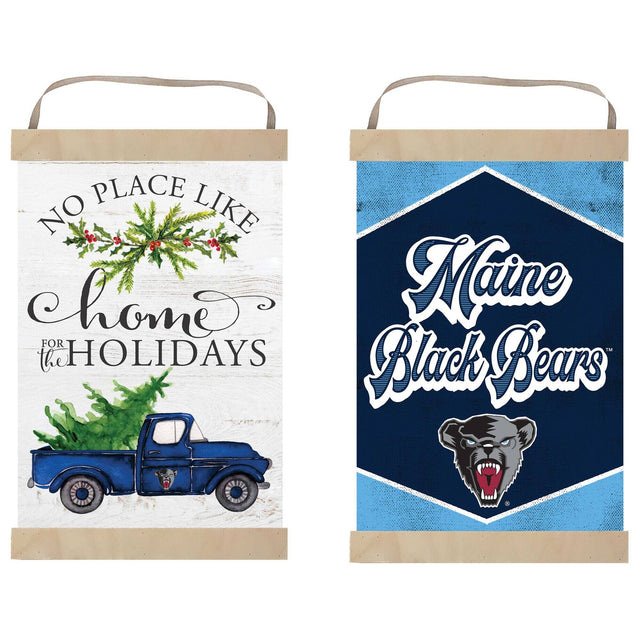 **Left Bag:**
- NO PLACE LIKE
- home
- FOR THE HOLIDAYS

**Right Bag:**
- Maine
- Black Bears