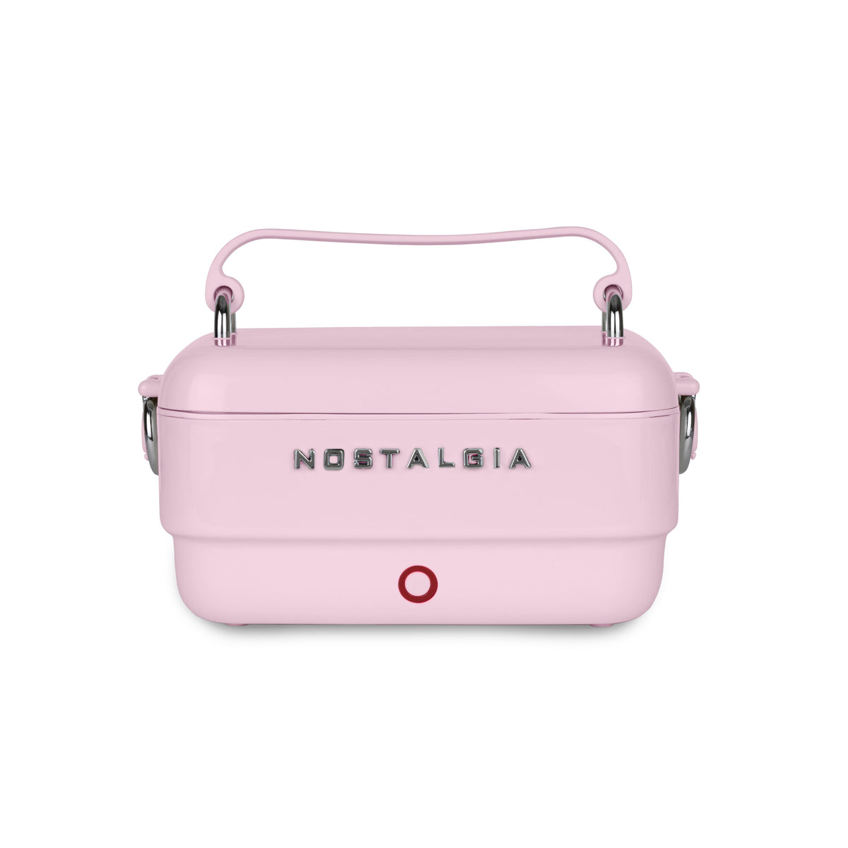 Nostalgia - 32 oz. Classic Retro Heated Lunchbox - Pink