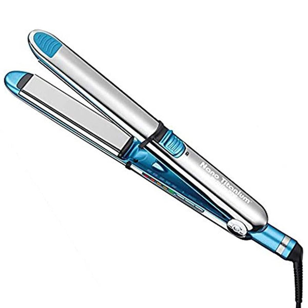 Babyliss - Pro Nano Titanium Prima 3100 Stainless Steel Flat Iron - 1" BNT3100TUC (Dual Voltage) - Blue