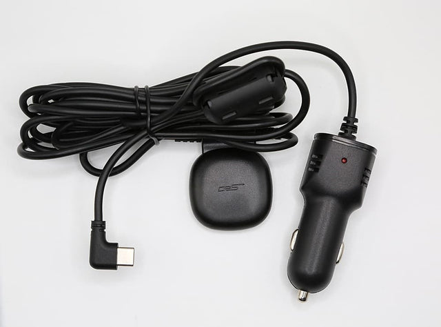 Front. Rexing - GPS Charger Type-C Port for R4 & V1P Flex X4 - Black.