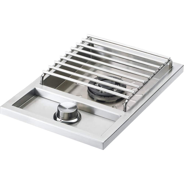 Angle. Sedona By Lynx - 12" Gas Side Burner - Silver.