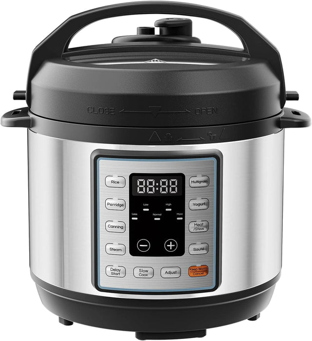 CLOSE OPEN  
Rice  
Multigrain  
Porridge  
Yogurt  
Canning  
Steam  
Meat / Stow  
Sauté  
Delay Start  
Slow Cook  
Adjust  
Keep Warm / Cancel