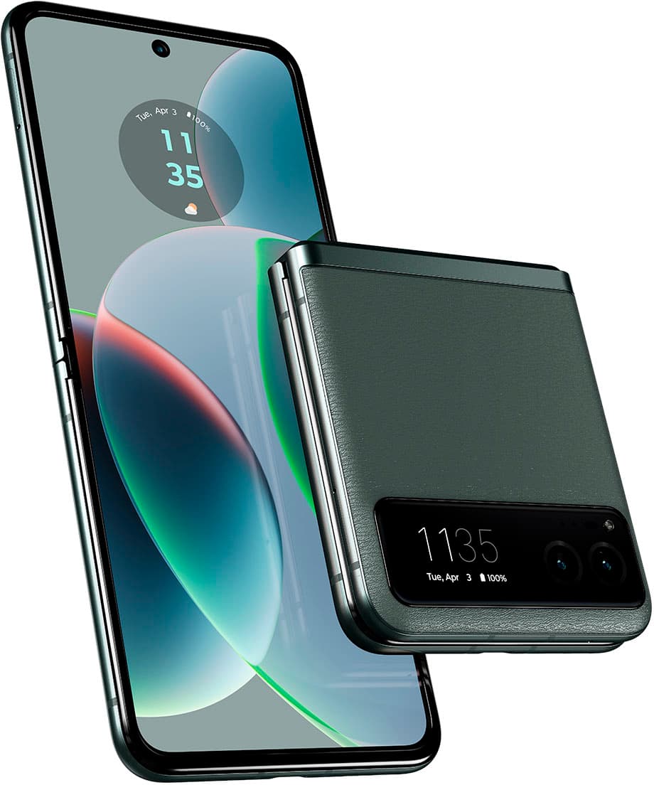 Motorola - Refurbished Excellent - razr 2023 128GB (Unlocked) - Sage Green