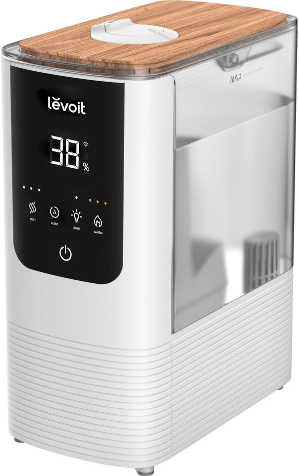 Levoit - OasisMist 1.18 gallon 430 sq ft Ultrasonic Smart Humidifier - White