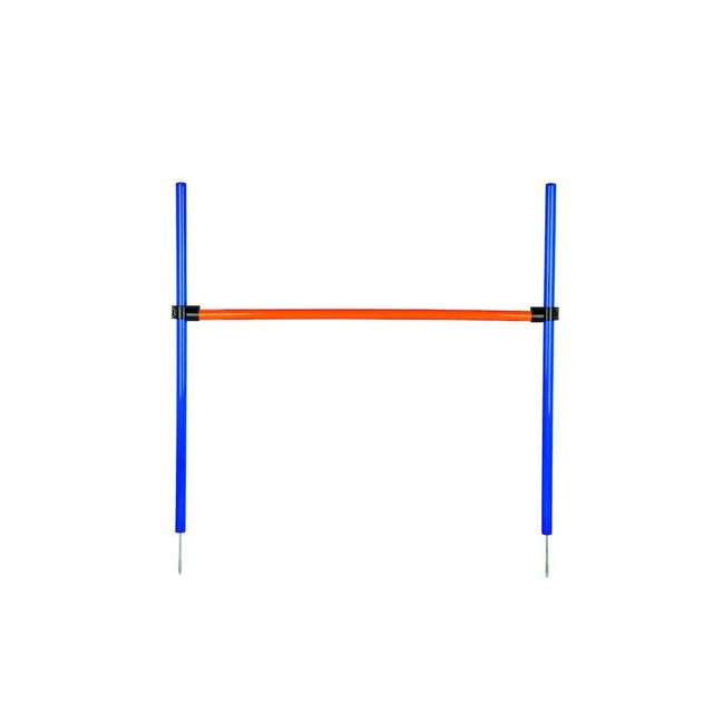Front. TRIXIE - Dog Agility Hurdle, Obstacle Training - Blue/Orange.