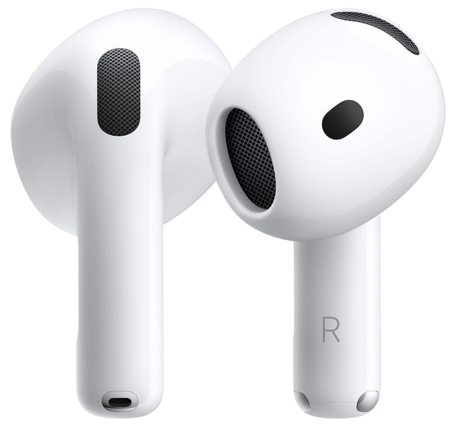 Front. Apple - AirPods 5 True Wireless Active Noise Cancelling Earbuds with Wireless Charging Case - White.