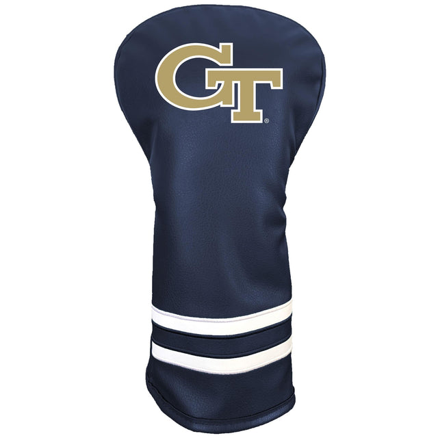 Front. Team Golf - Georgia Tech Yellow Jackets Retro Driver Headcover - Multicolor.
