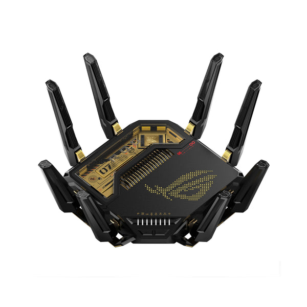 ASUS - ROG Rapture GT-BE98 Pro BE30000 Quad-Band Wi-Fi 7 Gaming Router - 20th Edition