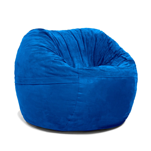 Front. Jaxx - Jaxx Saxx 3 Foot Bean Bag Chair with Removable Cover, Blueberry - Blueberry.