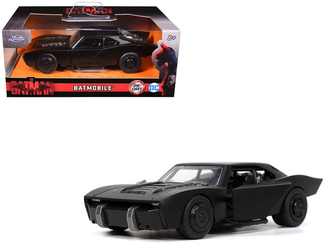 Let's play! There is a Batman die-cast Batmobile toy in the image.