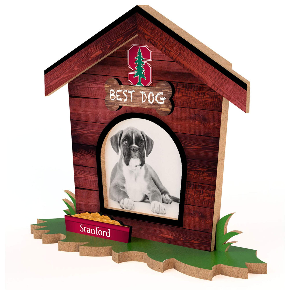 Fan Creations - Stanford Cardinal Dog House Photo Frame - Multicolor