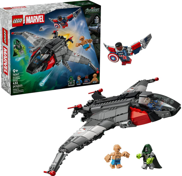 LEGO MARVEL 9+ 76347 Avengers: Doomsday Quinjet 433 pcs/pzs