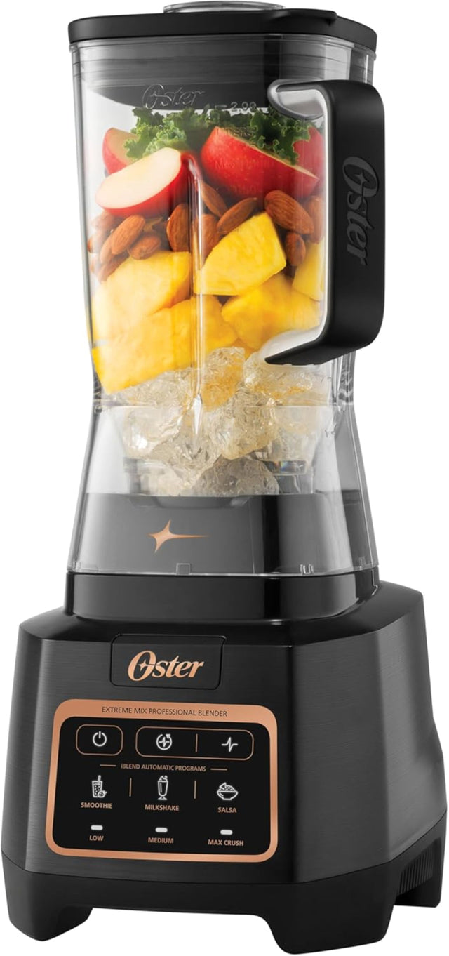 Oster Oster Oster Extreme Mix Professional Blender + iBlend Automatic Programs Smoothie, Milkshake, Salsa, Low, Medium, Max Crush