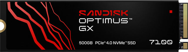 SANDISK OPTIMUS™ GX II  
500GB PCIe® 4.0 NVMe™ SSD  
7100