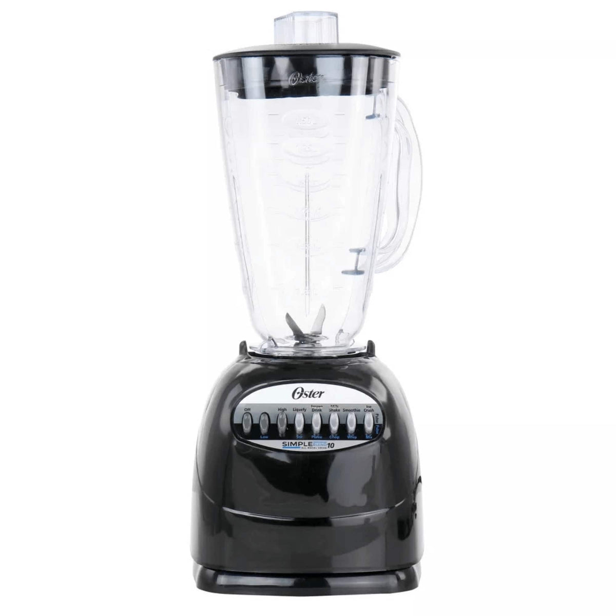 Oster - 10-Speed Simple-Blend Plastic Jar Blender - Black