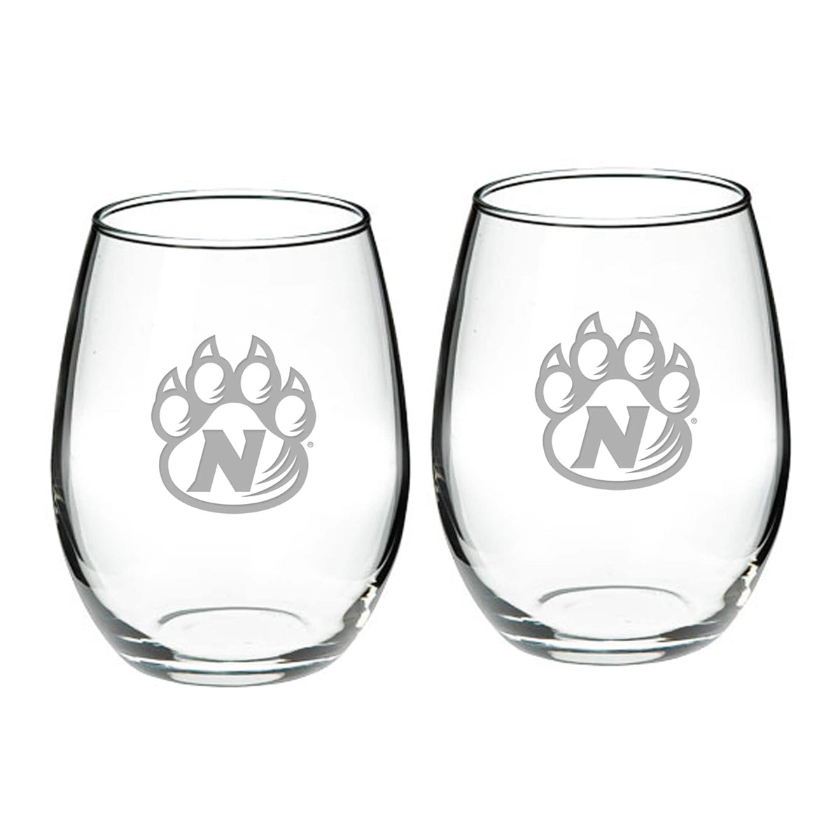 Jardine - Northwest Missouri State Bearcats 21oz. 2-Piece Stemless Wine Glass Set - Multicolor