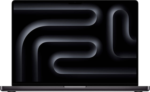 Front. Apple - Refurbished MacBook Pro 16-inch Apple M4 Pro chip Built for Apple Intelligence - 24GB Memory - 512GB SSD - Space Black.
