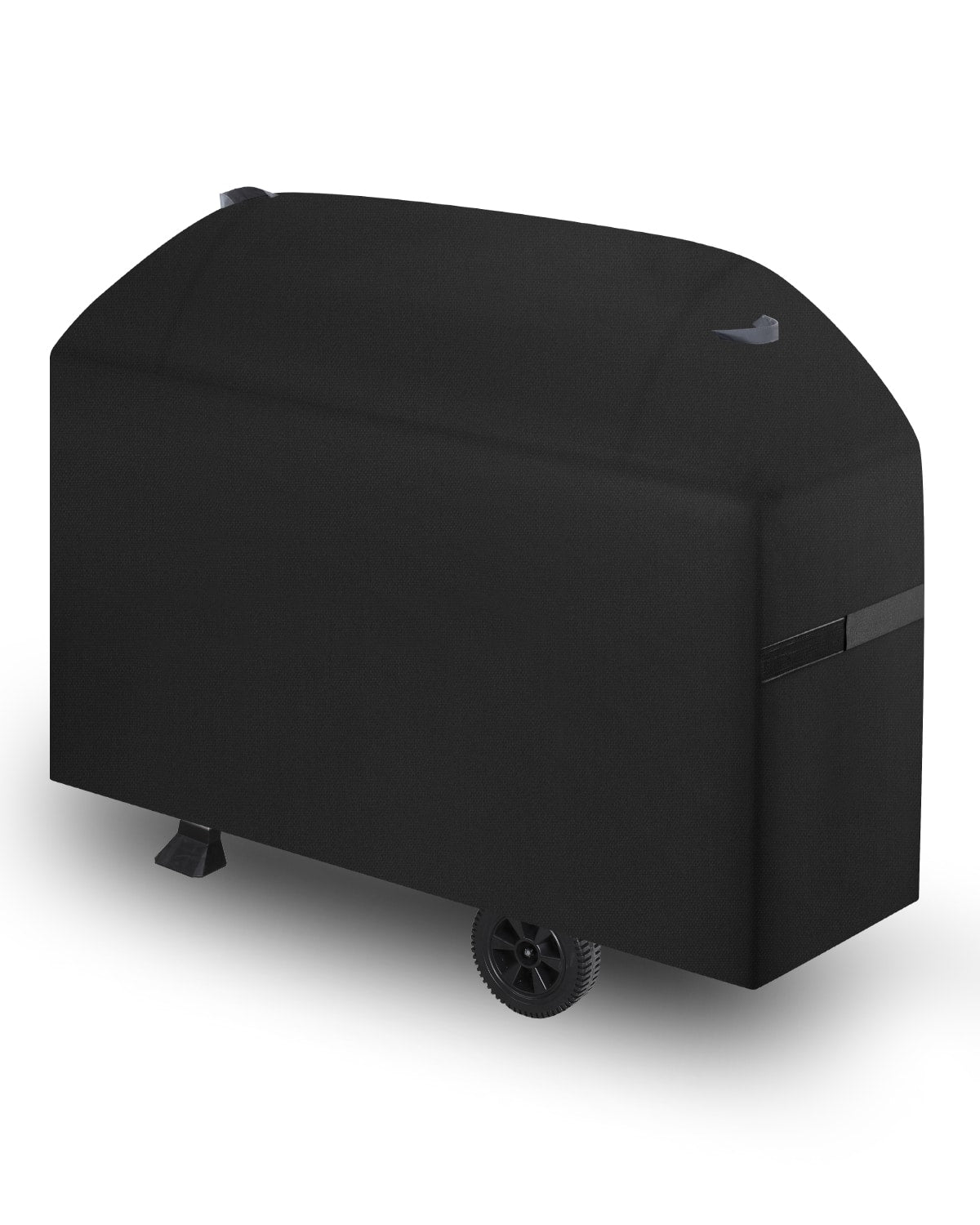 VEVOR - Grill Cover, 63 inch BBQ Covers for Outdoor Grills, Fade Resistant, Weather Resistant Heavy Duty 600D Polyester - Black Fabric, White Reflective Strips