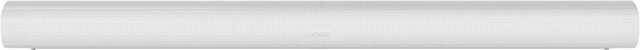 Front. Sonos - Arc Soundbar with Dolby Atmos, Google Assistant and Amazon Alexa - White.