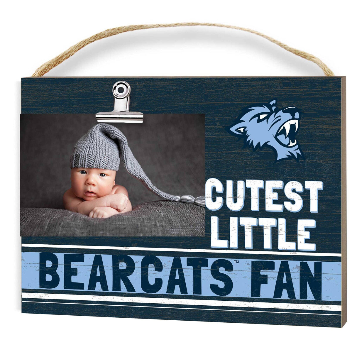 Jardine - CUNY Baruch College 8" x 10" Cutest Little Fan Team Logo Clip Photo Frame - Navy