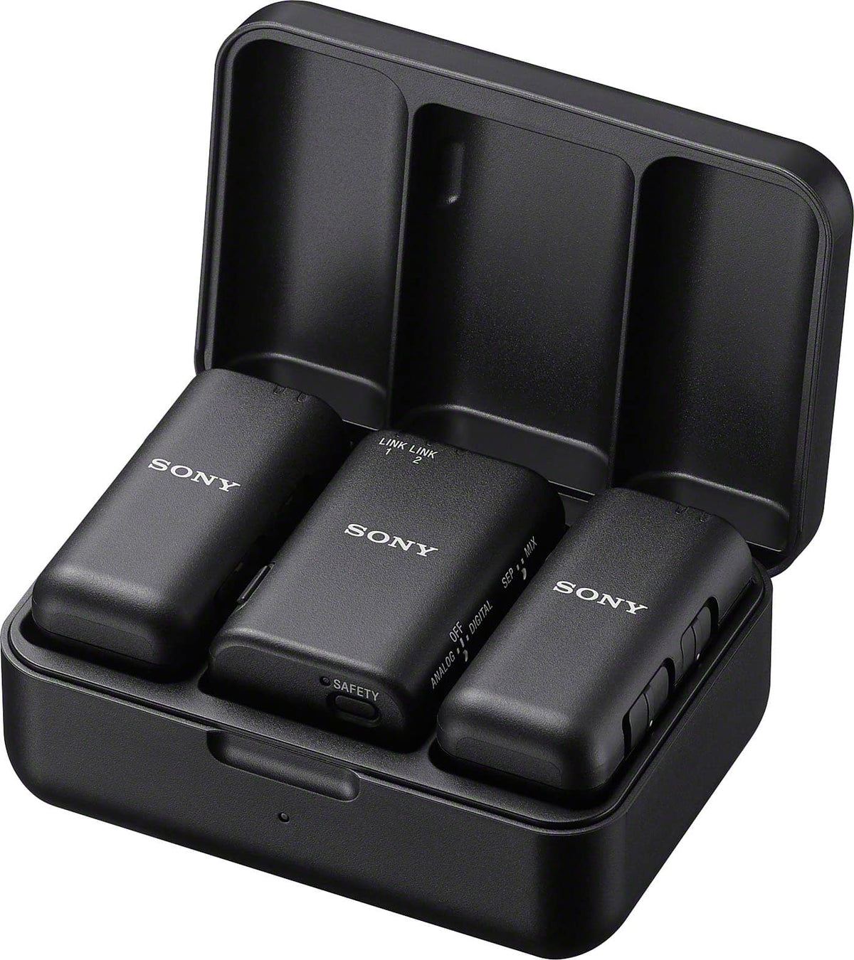 Sony - ECMW3 Dual-channel Wireless Omnidirectional Microphone - Black