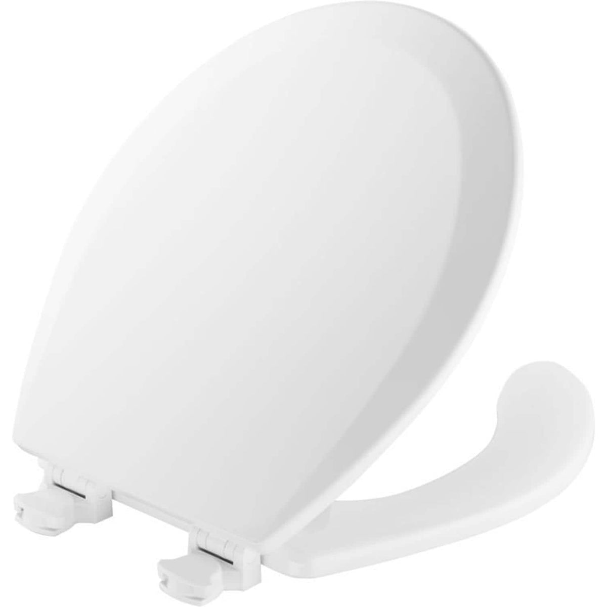 Mayfair by Bemis Round Enameled Wood Toilet Seat - White