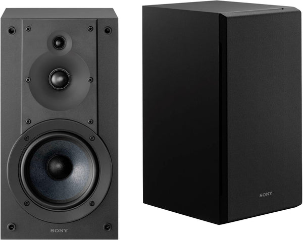 Sony - CS Speakers - 3-way 3-driver hi-res Bookshelf speakers (2025) pair - Black