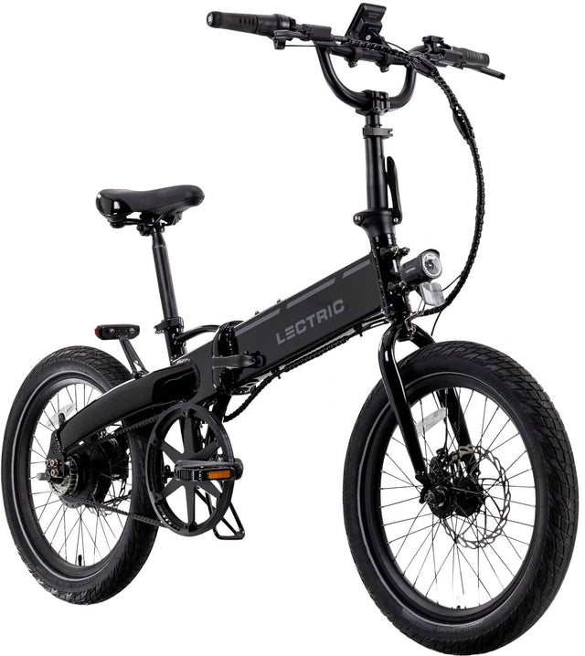 Front. Lectric eBikes - XP Lite2 Foldable Belt Drive eBike: 45 miles Max Operating Range & 20 mph Max Speed - JW Black.
