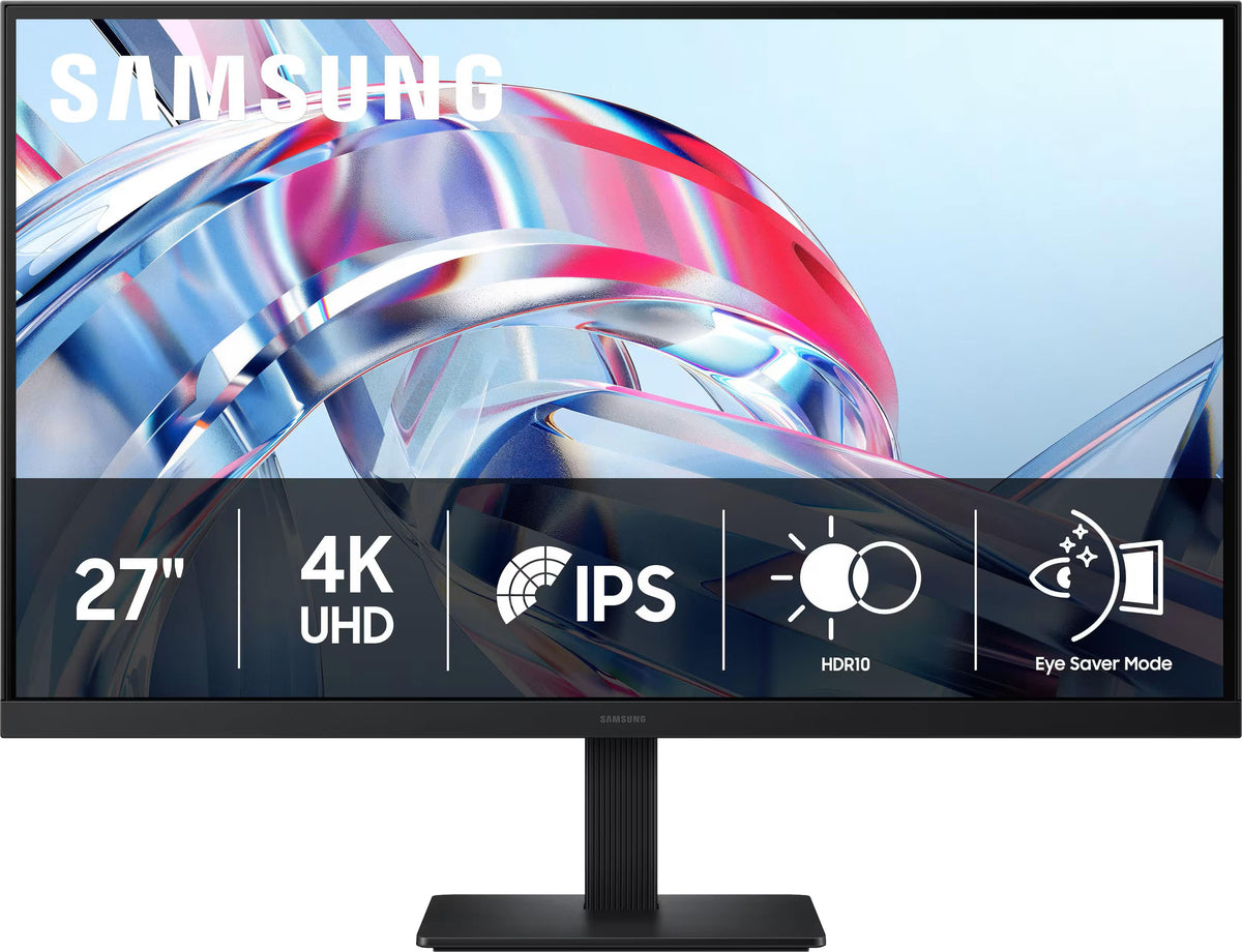 Samsung - 27" (S70H) IPS LED 4K UHD HDR10 High Resolution Monitor (HDMI, DP) - Black