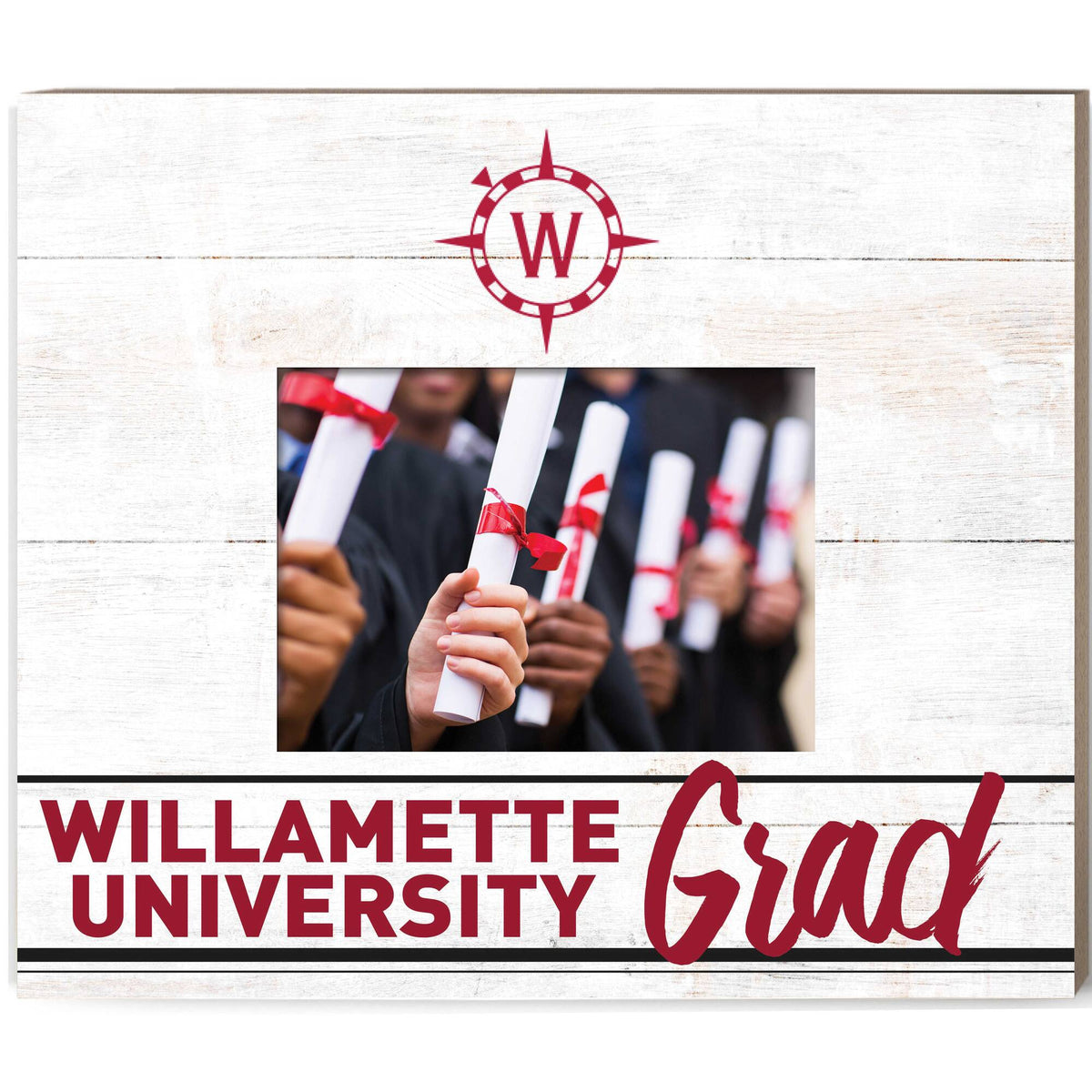 Jardine - Willamette Bearcats 11'' x 13'' Grad Picture Frame - White