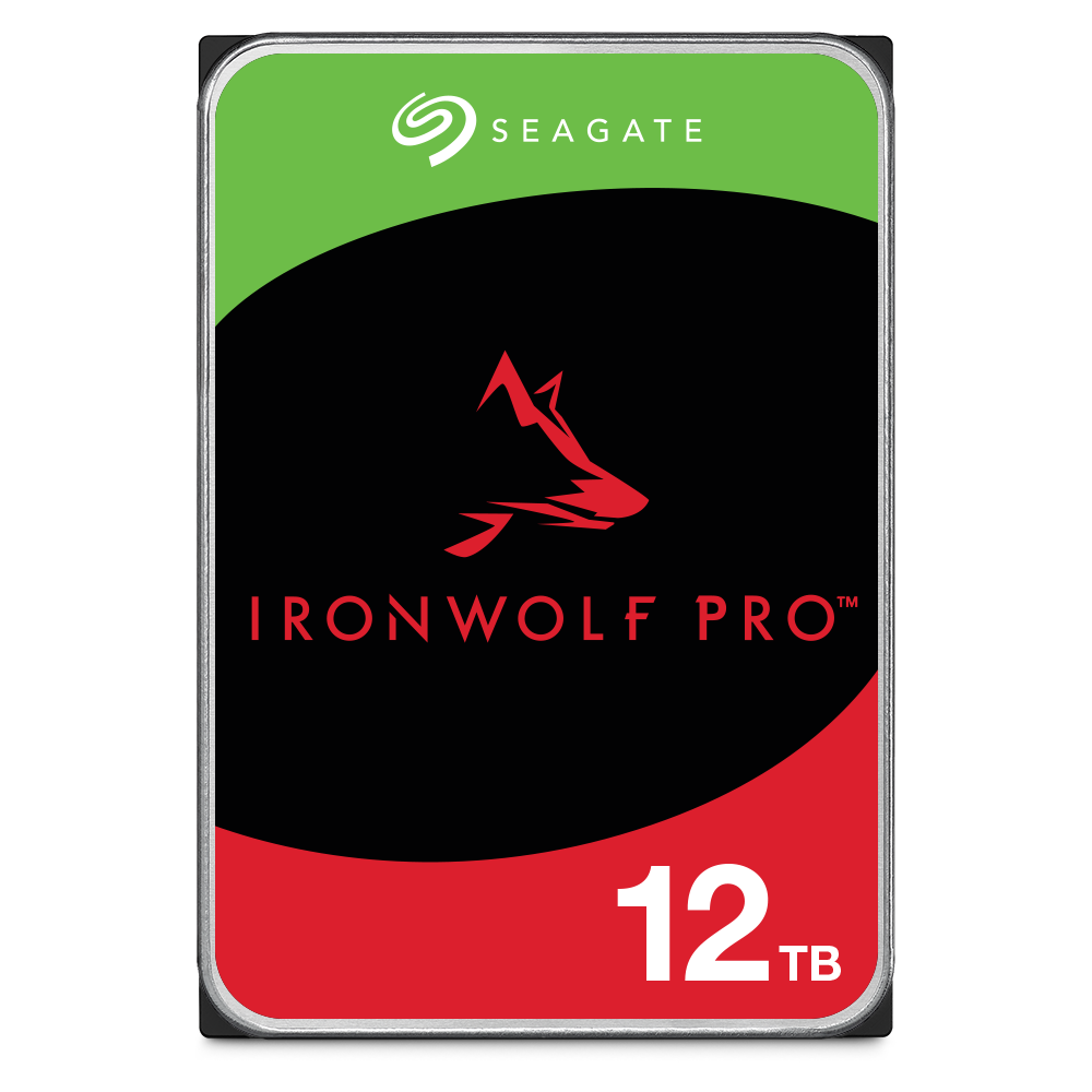 Seagate - IronWolf Pro ST12000NT001 12TB 7200 RPM 256MB Cache SATA 3.5 inch Internal Hard Drive