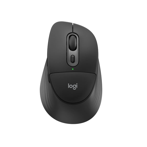Logitech - Signature Comfort Plus M850 L Wireless Bluetooth Mouse with Silent Clicks and Customizable Buttons - Wireless - Black