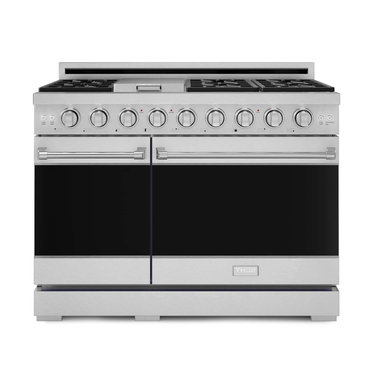 48 in. Wide 7 Burner Gordon Ramsay Series by Thor Kitchen 6.8 Cu. Ft Freestanding Gas Range - Stainless Steel