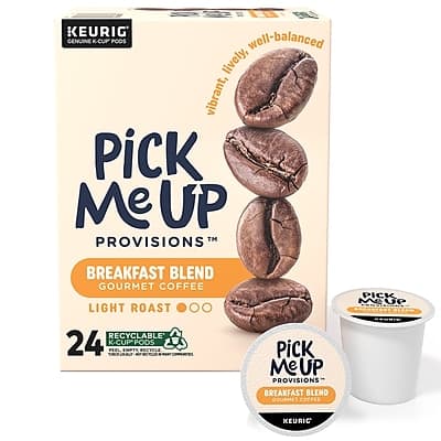 Pick Me Up Provisions™ - Breakfast Blend Coffee Keurig K-Cup Pods, Light Roast, 24/Box
