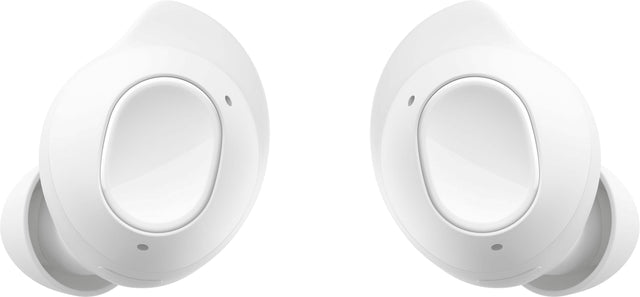 Front. Samsung - Galaxy Buds FE Wireless Earbud Headphones - White.