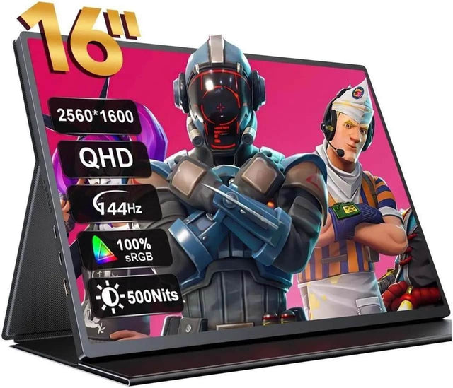 16" 2560*1600 QHD 144Hz 100% sRGB 500Nits