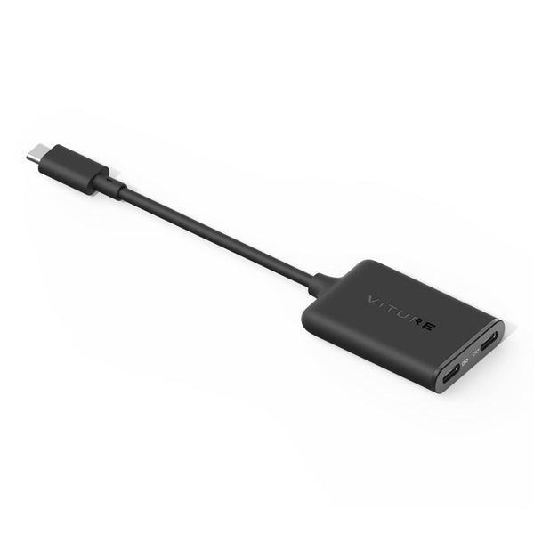 VITURE - USB-C XR Charging Adapter - Enabling Multi-Screen, Enhanced 3DoF, Spatial 3D, VR Video Features - Black