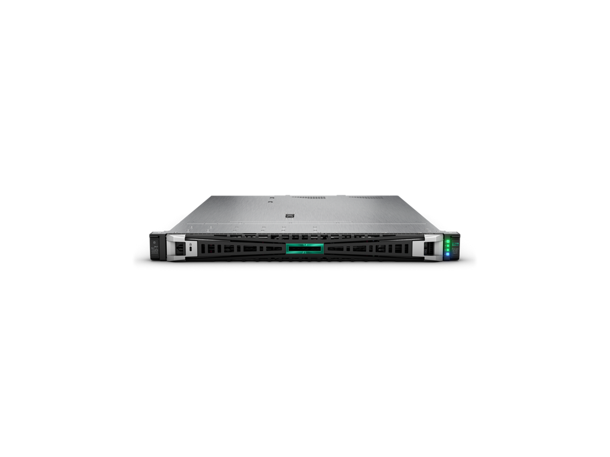 HPE Aruba - HPE ProLiant DL320 Gen11 3508U 2.1GHz 8-Core / 1x16GB / 8SFF / 2x480GB SATA SSD / 2x500W PS Rack Server - Black