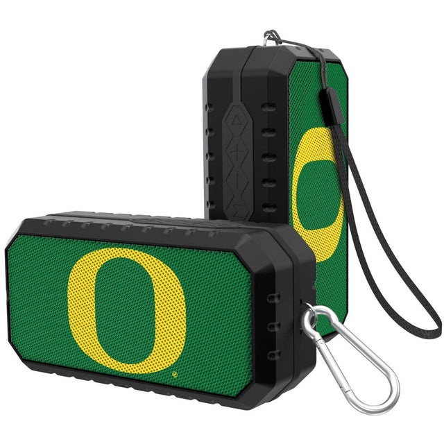 Front. Keyscaper - Oregon Ducks Water Resistant Bluetooth Speaker - Black.