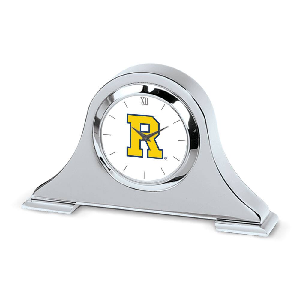 Jardine - Rochester Yellow Jackets Primary Team Logo Napoleon Desk Clock - Silver