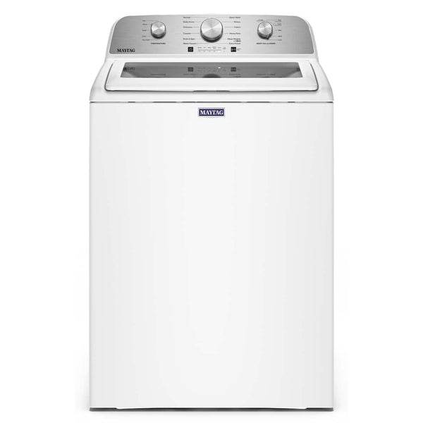 Maytag - 4.7 Cu. Ft. Top Load Agitator Washer with Extra Power Cycle - White