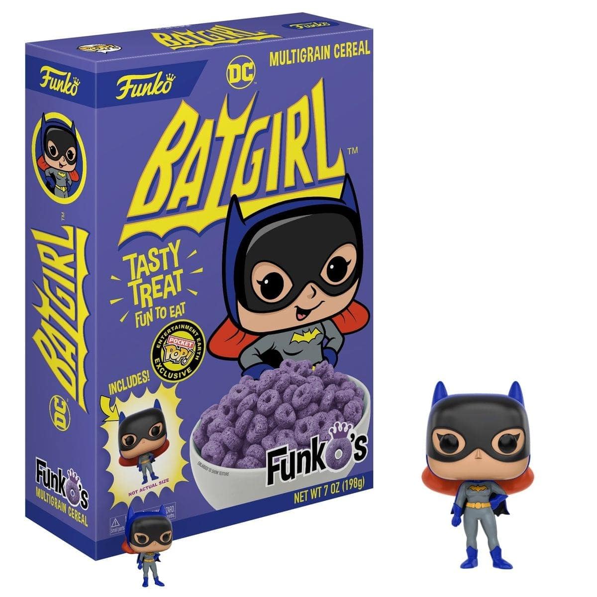 Funko - FunkO's Batgirl Pop! Cereal w/ Pocket Pop! Minifigure - Purple