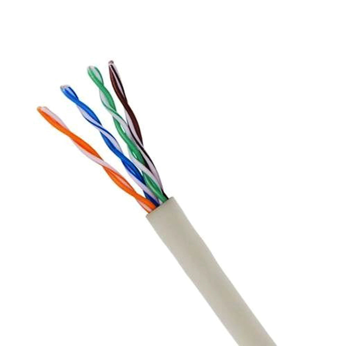 SPT - 1000 ft. 24-Gauge CAT5E Cable, (4-Pair) - Gray