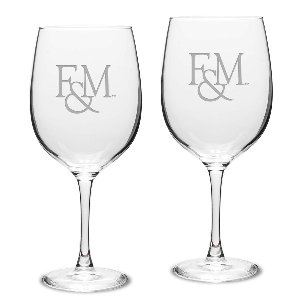 Jardine - Franklin & Marshall Diplomats 19oz. 2-Piece Traditional Robusto Red Wine Table Glass Set - Multicolor