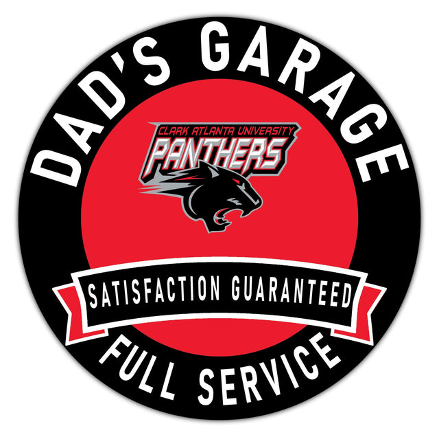 DAD'S GARAGE  
CLARK ATLANTA UNIVERSITY  
PANTHERS  
SATISFACTION GUARANTEED  
FULL SERVICE