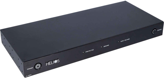 The text on the image reads "DIMMER VOLTAGE SAFE PROTECTED GROUND POWER HELIOS HS-908PC".