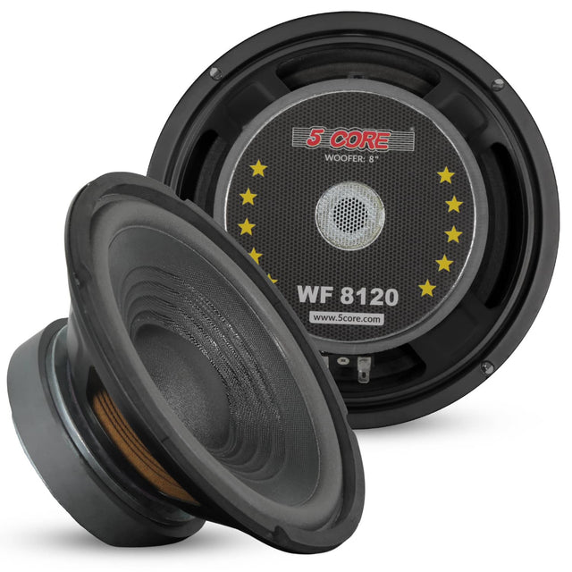 5 CORE WOOFER: 8"  
WF 8120  
www.5core.com