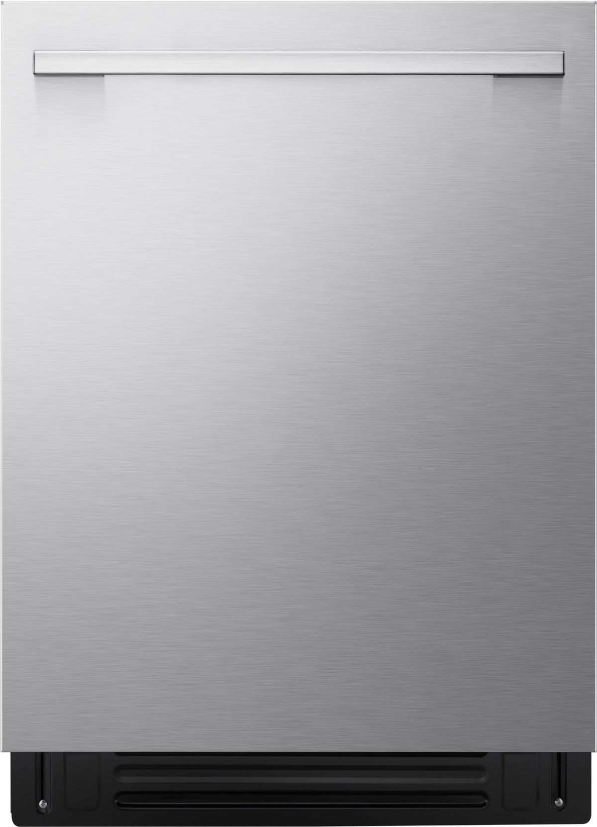 LG - FlushFit 24-in Top Control Smart Built-In Stainless Steel Tub Dishwasher with 3rd Rack, 1-Hour Wash and Dry, 46dBA - Stainless Steel