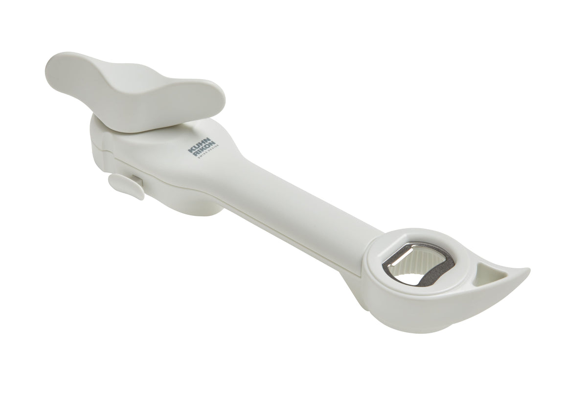 Kuhn Rikon - Auto Safety Master Opener for Cans, Bottles and Jars - White