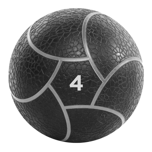 Front. Power Systems - 10" Elite Power Medicine Ball (4 lb), Durable Weighted Medicine Ball for Core Training - Black.